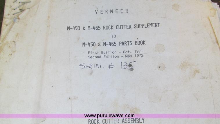 image for item I3104 Vermeer M-475A articulated rock saw