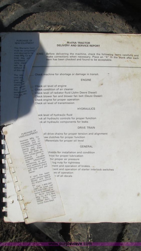 image for item I3104 Vermeer M-475A articulated rock saw