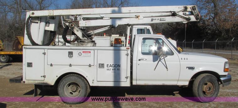 image for item I3108 1996 Ford F350 XL bucket truck