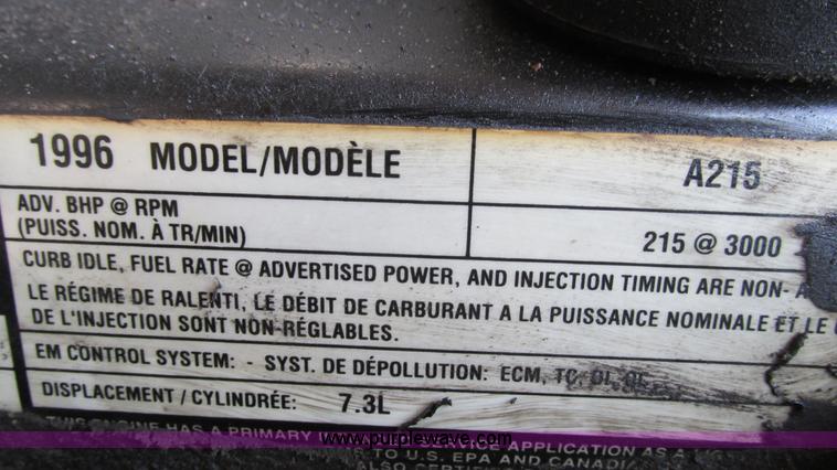 image for item I3108 1996 Ford F350 XL bucket truck