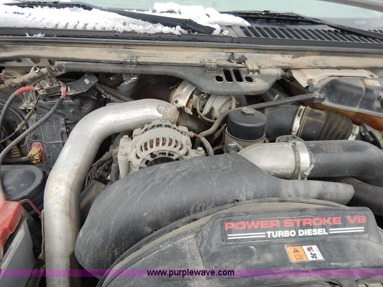 image for item I5097 2005 Ford F350 Super Duty XL flatbed pickup truck