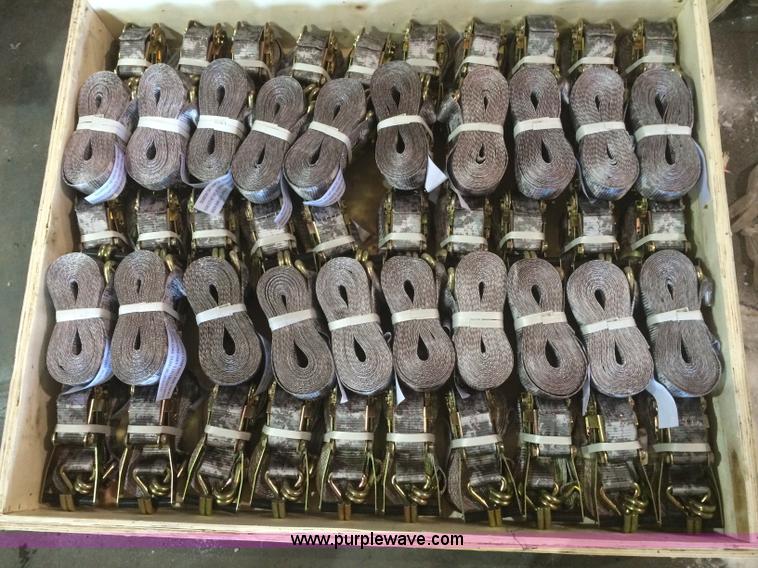 image for item K2514 (50) 2" 27' J-hook ratchet straps