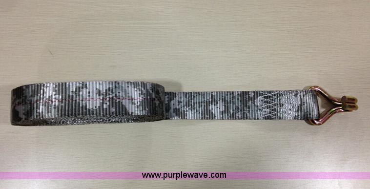 image for item K2514 (50) 2" 27' J-hook ratchet straps