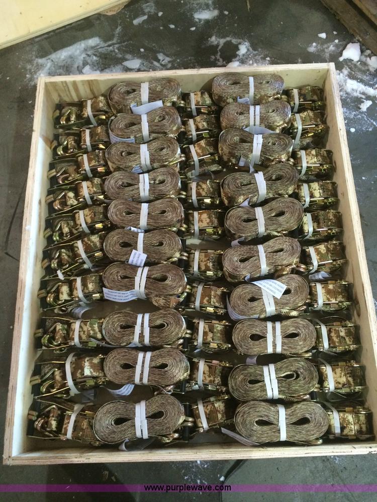 image for item K2515 (50) 2" 27' J-hook ratchet straps
