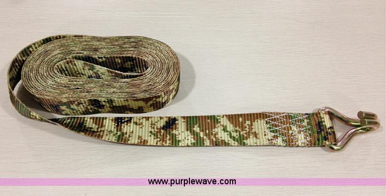 image for item K2515 (50) 2" 27' J-hook ratchet straps