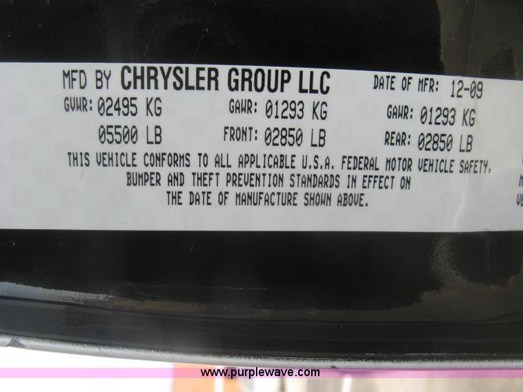 image for item K2879 2010 Dodge Charger Police