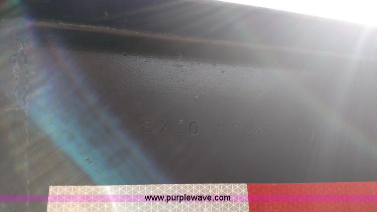 image for item L6563 2008 Kaufman gooseneck trailer