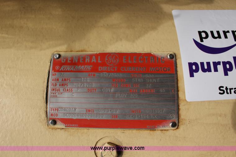 image for item L6619 General Electric Kina Matic direct current motor