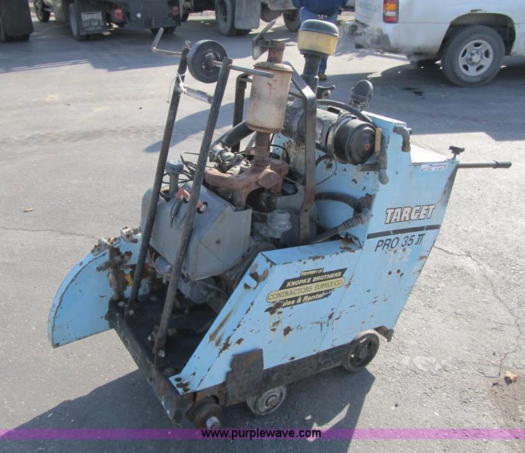 image for item AC9323 Target Pro 35II self-propelled concrete saw