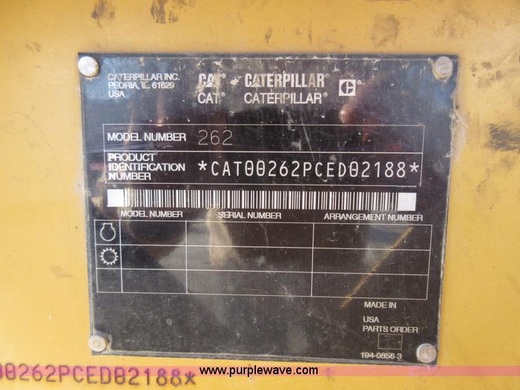 image for item AV9973 2003 Caterpillar 262 skid steer