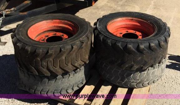 image for item D1397 (4) Bobcat tires and wheels