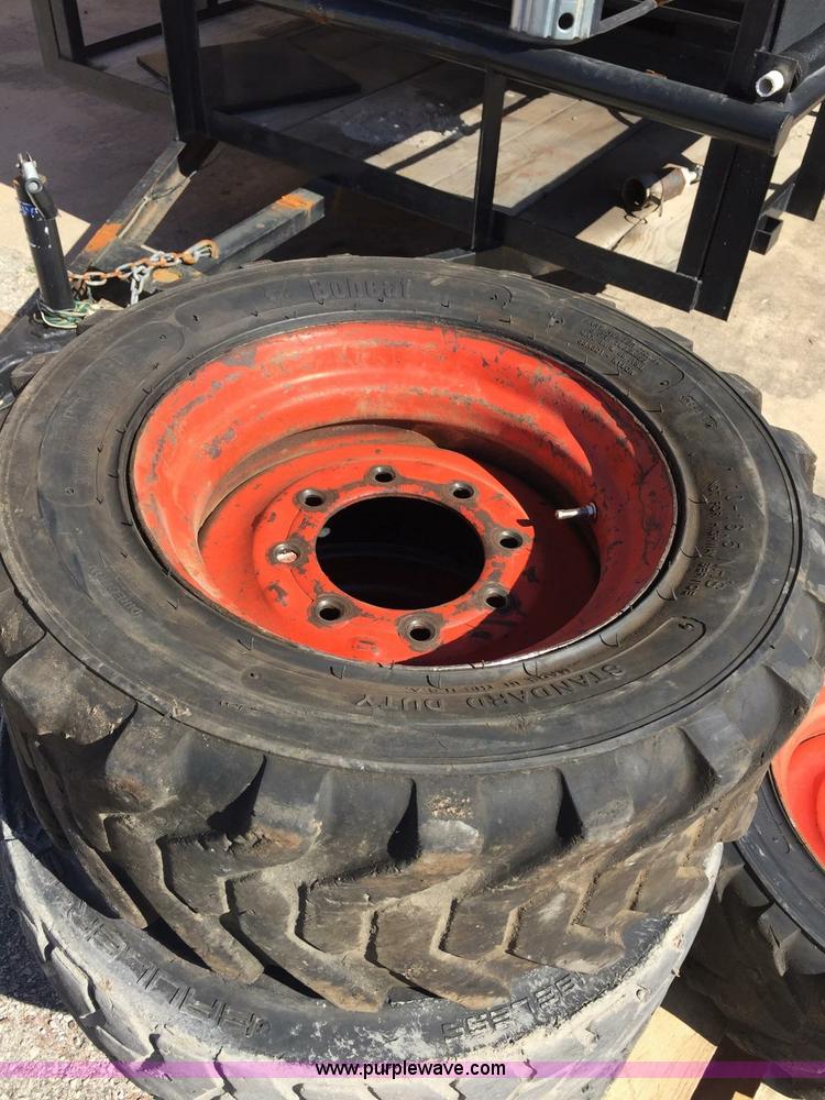 image for item D1397 (4) Bobcat tires and wheels
