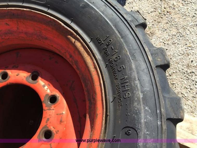 image for item D1397 (4) Bobcat tires and wheels