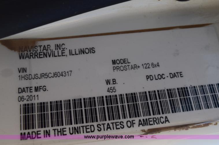 image for item E6153 2012 International ProStar winch truck