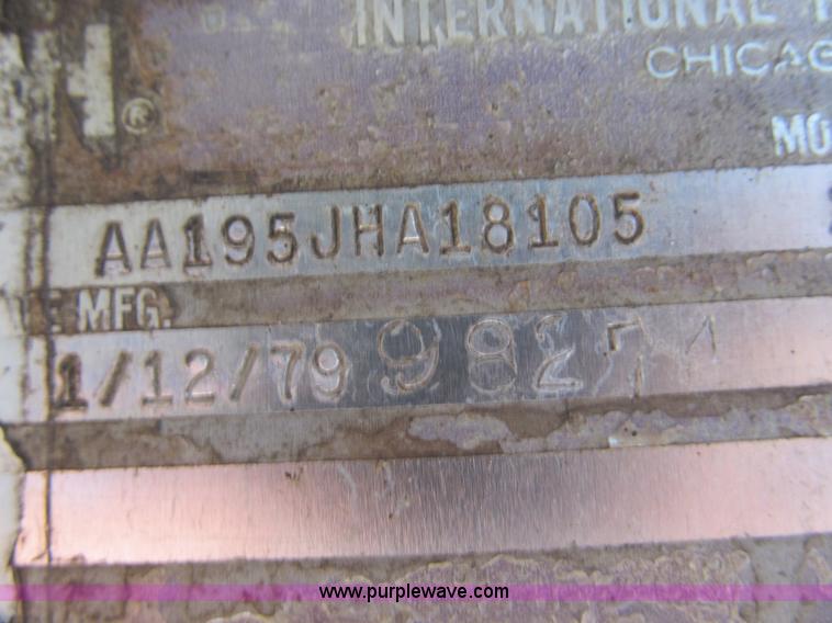 image for item F8962 1979 International 1954 flatbed truck