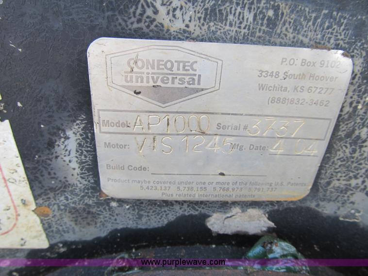 image for item F8967 2004 Coneqtec Universal AP1000 cold planer