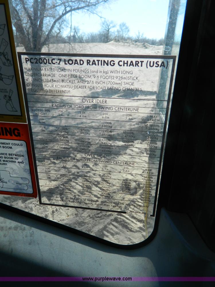 image for item H2273 2003 Komatsu PC200LC-7 excavator