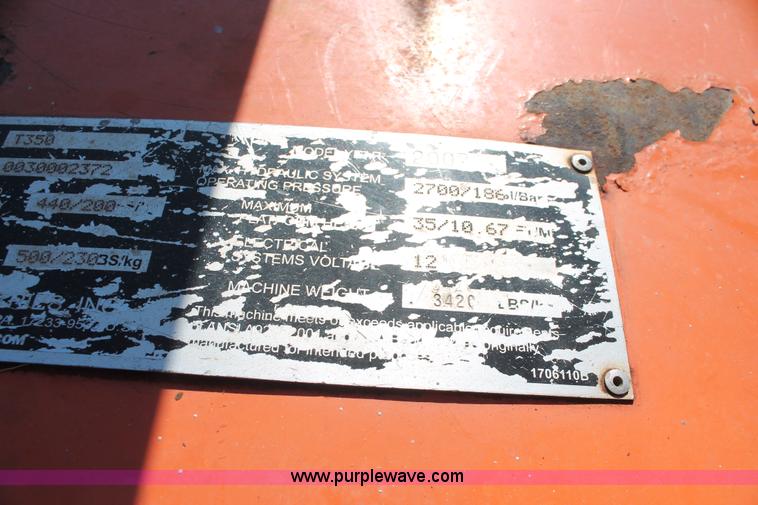 image for item H5938 2007 JLG T350 Tow-Pro boom lift