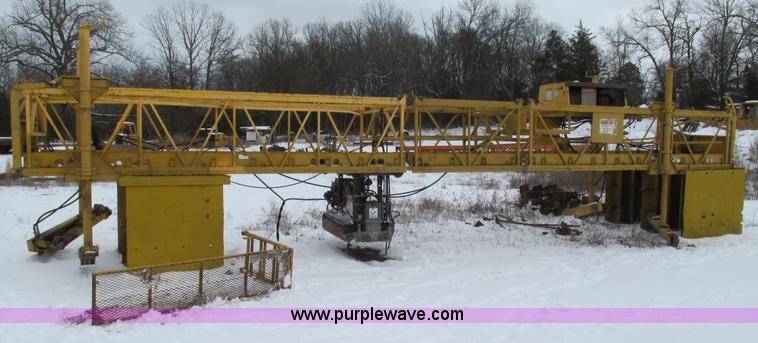 image for item I3094 Bidwell concrete roller bridge deck finisher