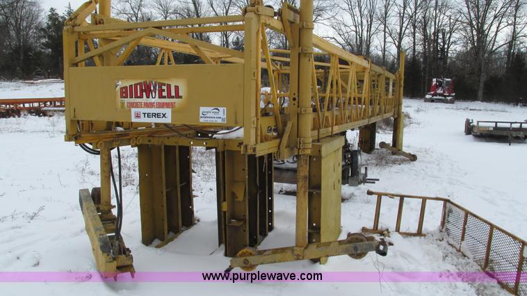 image for item I3094 Bidwell concrete roller bridge deck finisher