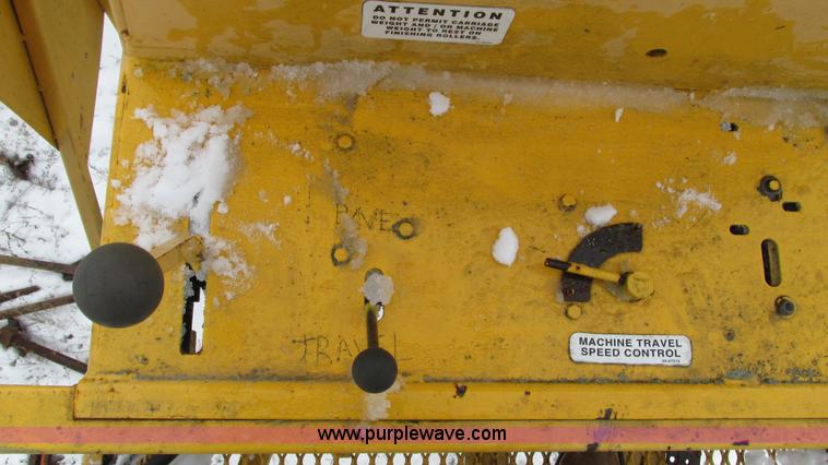 image for item I3094 Bidwell concrete roller bridge deck finisher