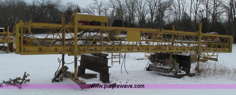 image for item I3095 Bidwell concrete roller bridge deck finisher