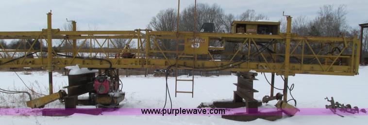 image for item I3095 Bidwell concrete roller bridge deck finisher