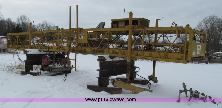 image for item I3095 Bidwell concrete roller bridge deck finisher