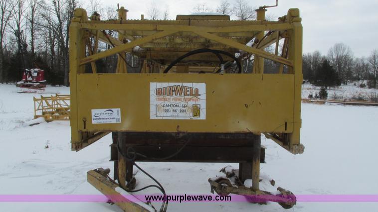 image for item I3095 Bidwell concrete roller bridge deck finisher