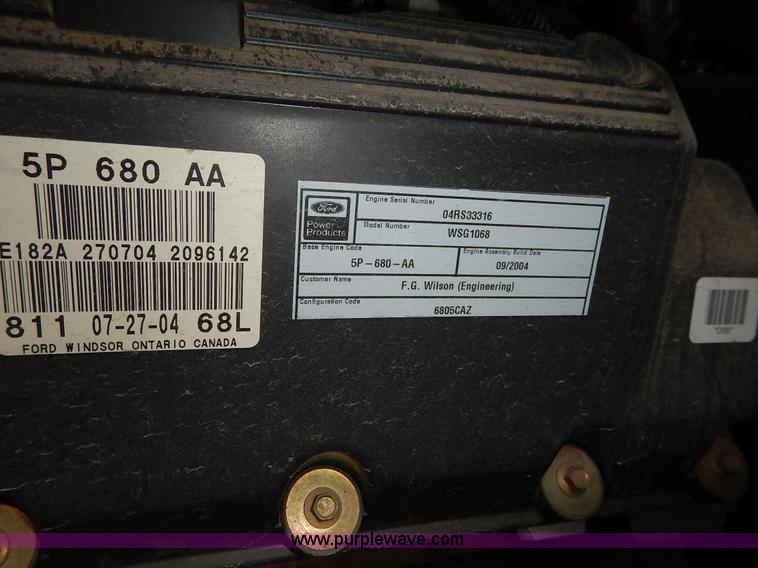 image for item I5073 2004 Olympian G100F3S generator