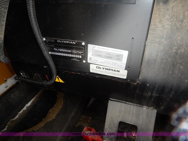 image for item I5073 2004 Olympian G100F3S generator