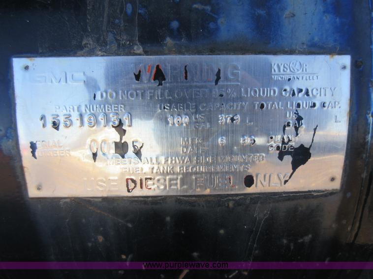 image for item I6851 1984 GMC Brigadier dump truck