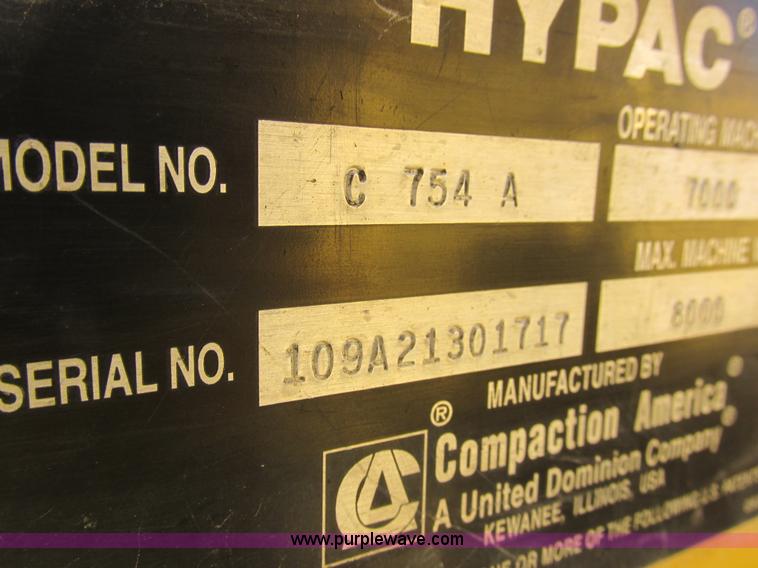 image for item I8776 Hypac C754A double drum roller
