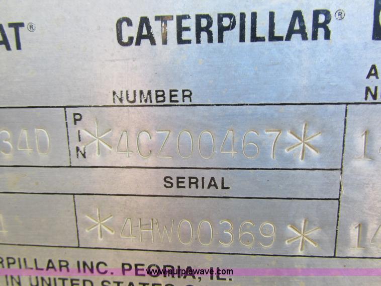 image for item I8777 2001 Caterpillar CB334D double drum roller