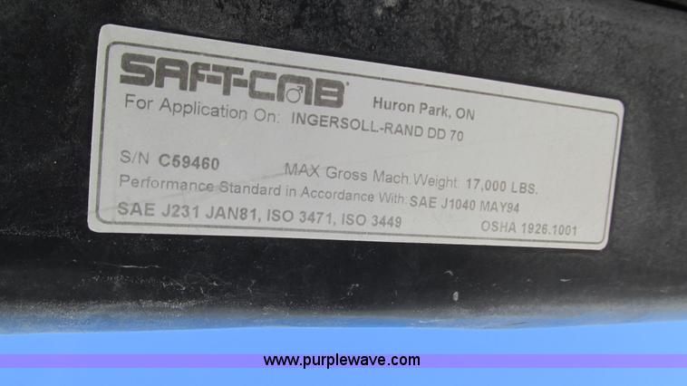 image for item K2004 2005 Ingersoll Rand DD70 vibratory smooth double drum roller