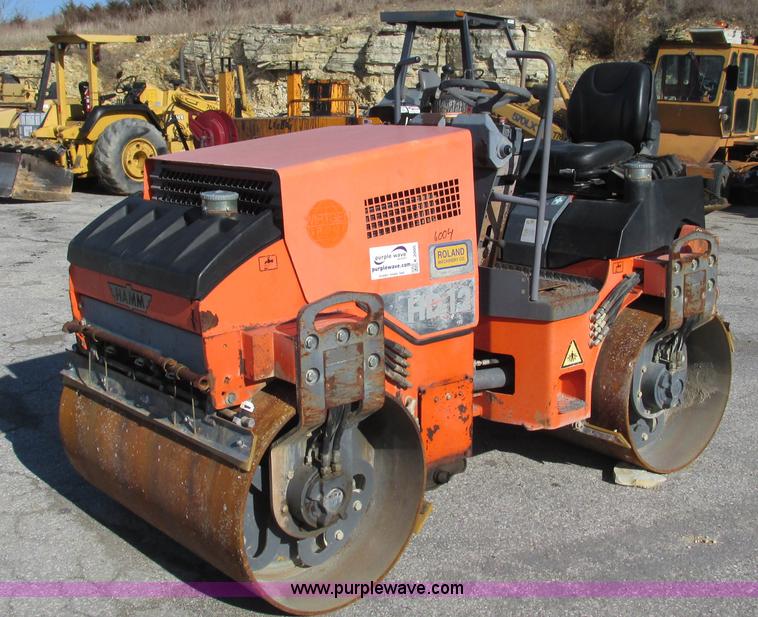 image for item K2005 2002 Hamm HD12 vibratory smooth double drum roller