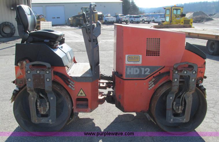 image for item K2005 2002 Hamm HD12 vibratory smooth double drum roller