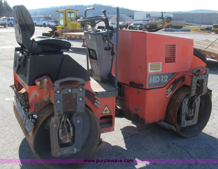 image for item K2005 2002 Hamm HD12 vibratory smooth double drum roller