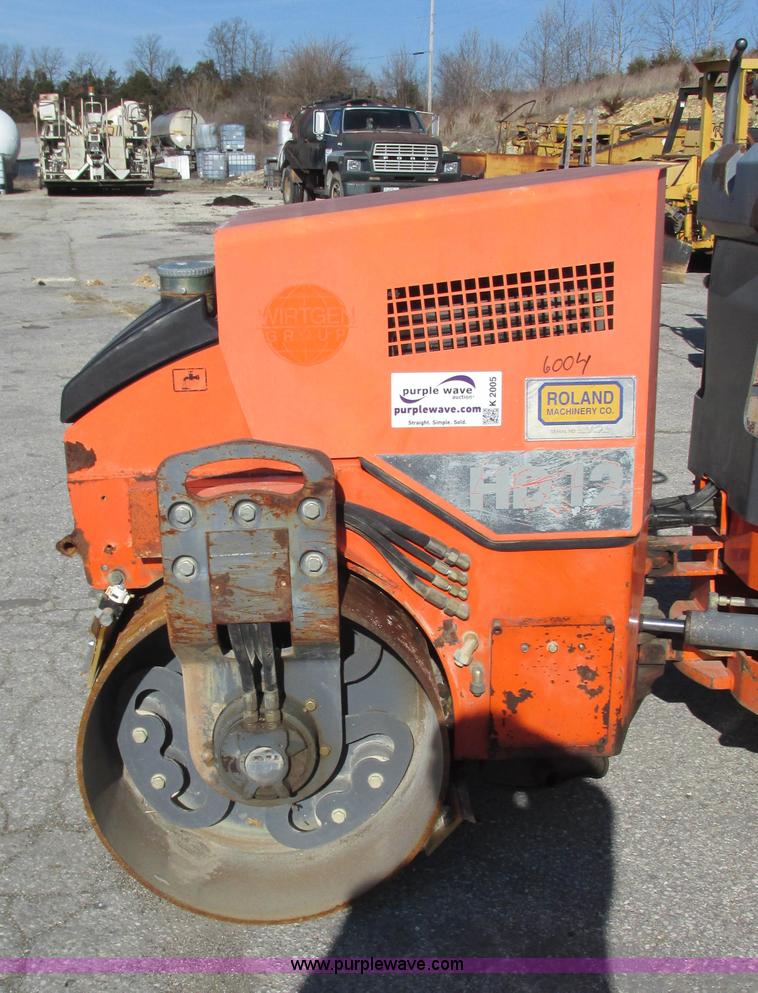 image for item K2005 2002 Hamm HD12 vibratory smooth double drum roller