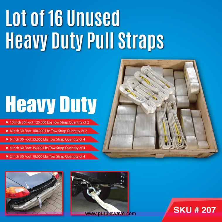 image for item K2502 (16) recovery tow straps