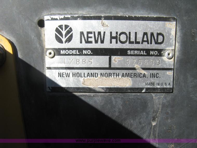 image for item K2876 1995 New Holland LX885 Turbo skid steer