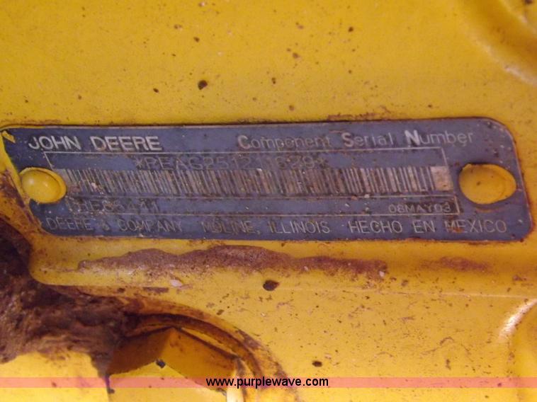 image for item K3197 2003 John Deere 770CH articulated motor grader