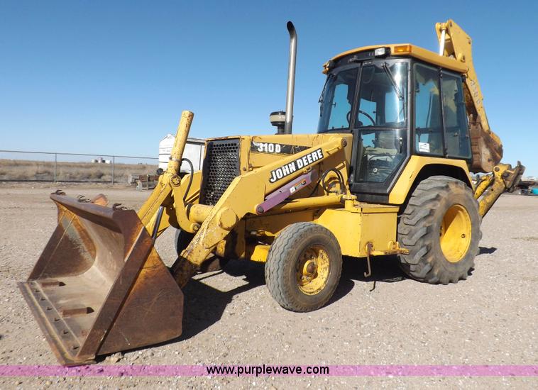 image for item K3198 1995 John Deere 310D backhoe