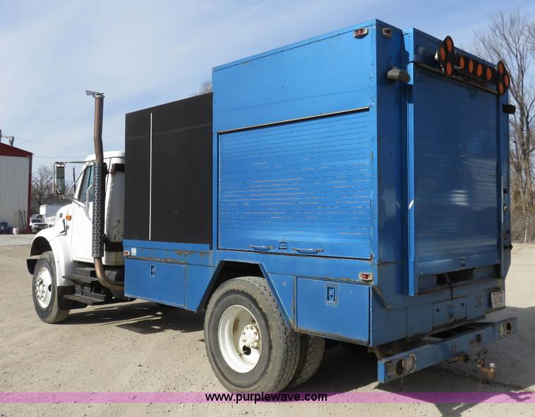 image for item K7243 1996 International 4900 sewer rodder truck