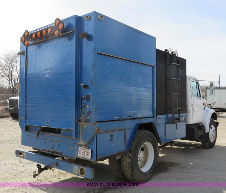 image for item K7243 1996 International 4900 sewer rodder truck