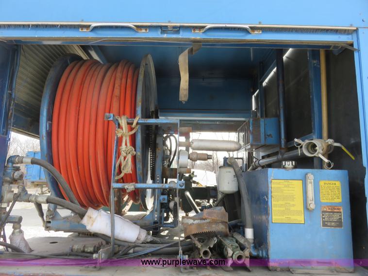 image for item K7243 1996 International 4900 sewer rodder truck