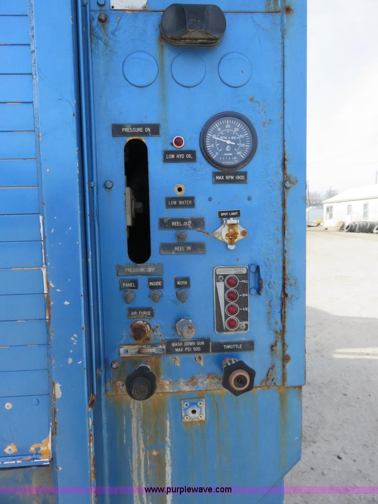 image for item K7243 1996 International 4900 sewer rodder truck