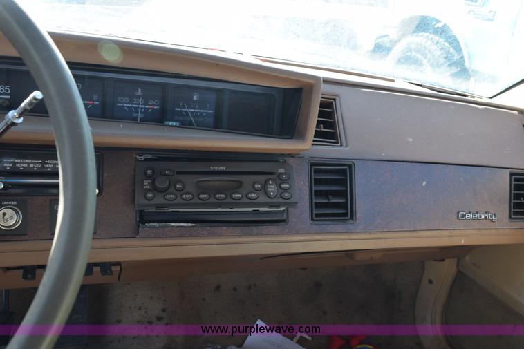 image for item E6165 1986 Chevrolet Celebrity