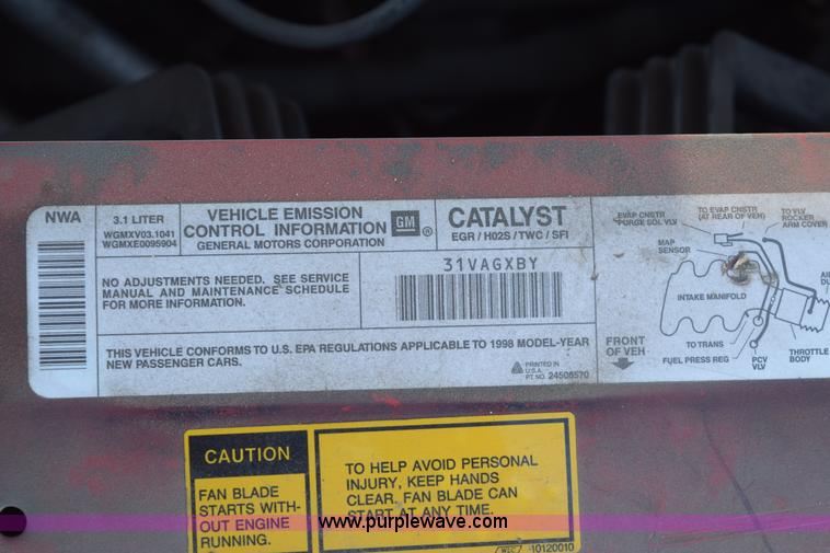 image for item E6166 1998 Chevrolet Monte Carlo LS