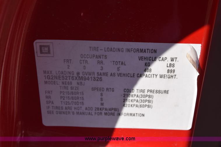 image for item E6230 1999 Pontiac Grand AM SE